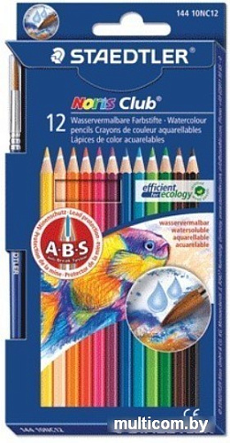 Набор акварельных карандашей Staedtler 144 10NC12 (12 цв)