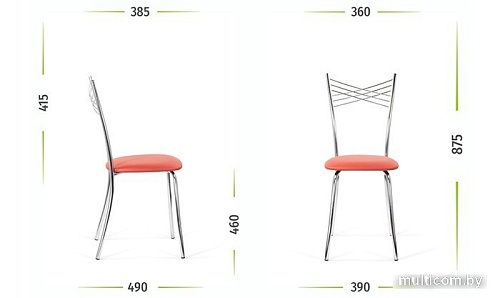 Стул UTFC Ванесса CH (Z71, серый)