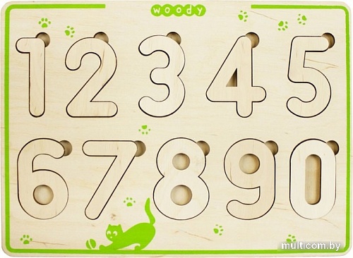 Набор цифр Woody Умные цифры 02499