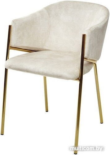Стул с подлокотниками Mebelart Dill (античный светло-бежевый/золотой)