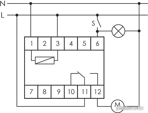 Реле времени Евроавтоматика F&F PO-415 EA02.001.018