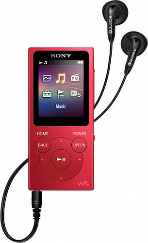 MP3 плеер Sony NW-E394 (красный)