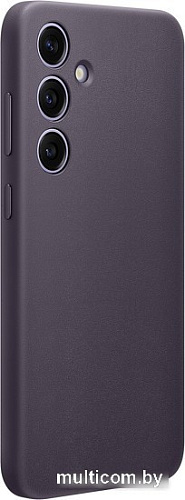 Чехол для телефона Samsung Vegan Leather Case S24+ (темно-фиолетовый)
