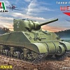 Сборная модель Моделист Танки ленд-лиза. Танк Шерман 307215