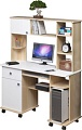 Стол Премиум Компас-6 (дуб сонома/белый текстурный)