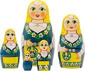 Развивающая игра Брестская Матрешка В шведском народном костюме (набор 5 шт)
