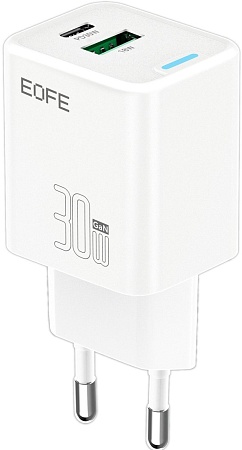 Сетевое зарядное EOFE E306 (белый)