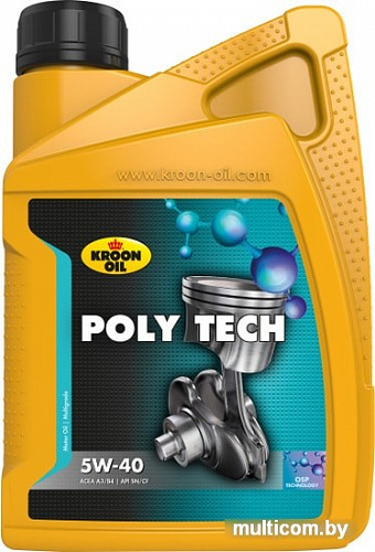 Моторное масло Kroon Oil Poly Tech 5W-40 1л