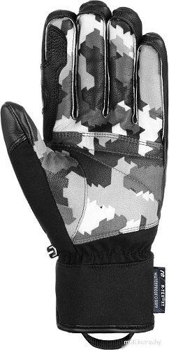 Горнолыжные перчатки Reusch Marco Schwarz 6201112-7755 (р-р 8.5, Black/Grey Camo)