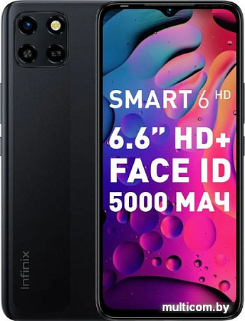 Смартфон Infinix Smart 6 HD 2GB/32GB (черный)