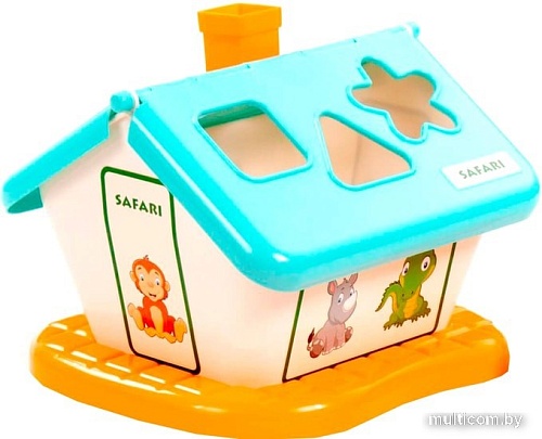 Сортер Полесье Садовый домик сафари 90317 (бирюзовый)