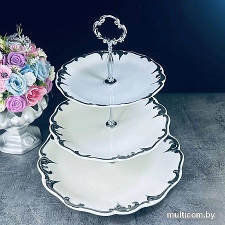 Этажерка для фруктов Lenardi Argento 666-406