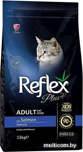 Сухой корм для кошек Reflex Plus Adult Salmon 15 кг