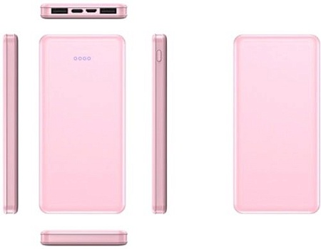 Портативное зарядное устройство KS-IS KS-370 (розовый)