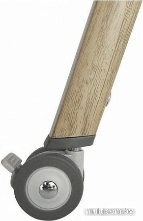Приставная детская кроватка Tutti Bambini CoZee Luxe с колесами (oak/charcoal)