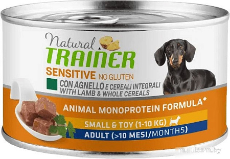 Пресервы Trainer Dog Small & Toy с ягненком и рисом 150 г