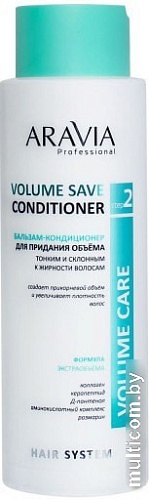 Косметика по уходу за волосами Aravia Бальзам-кондиционер для волос Volume Save 400 мл