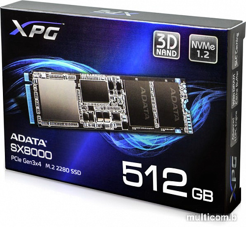 SSD A-Data XPG SX8000 512GB ASX8000NPC-512GM-C