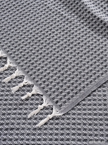 Meteor Devone с бахромой 200x230 (12309 черный)