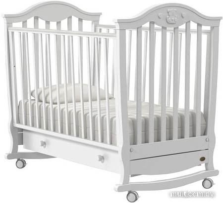Классическая детская кроватка Nuovita Sorriso Dondolo (белый)