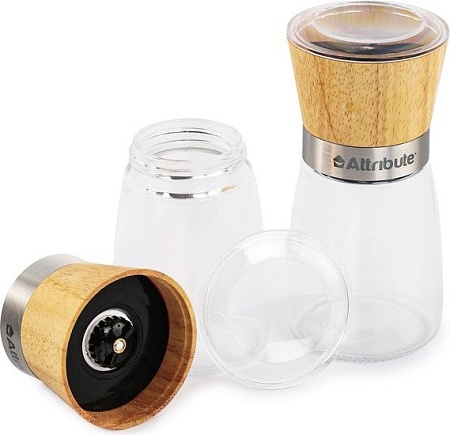 Мельница для специй Attribute Spice Wood AGS359