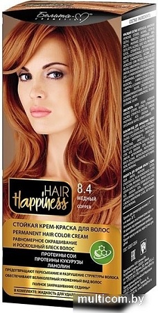 Белита-М Hair Happiness Стойкая 8.4 медный