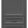 Шкаф распашной BRW Jasmin REG2D1S (графит/дуб артизан)