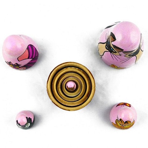 Развивающая игра Брестская Матрешка С кошками Диснея (набор 5 шт)