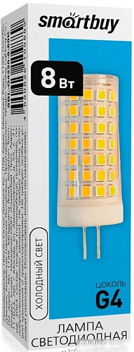 Светодиодная лампочка SmartBuy G4 8Вт 6000К SBL-G4220-8-60K