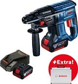 Перфоратор Bosch GBH 180-LI Professional 0615990L2R (с 2-мя АКБ, кейс)