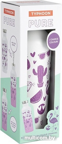 Бутылка для воды Typhoon Pure Colour Change Emoji 1401.764V
