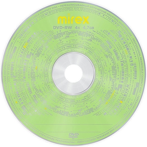 DVD-RW диск Mirex 4.7Gb 4x UL130032A4B (50 шт.)