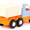Игрушечный транспорт Полесье Гоша-Сафари автомобиль-самосвал 90171 (оранжевый/серый)