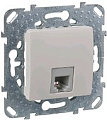 Розетка телефонная Schneider Electric Unica MGU5.492.25ZD