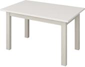 Кухонный стол Senira Кастусь 100-130x60 (белый/белый)