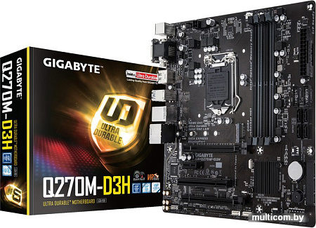 Материнская плата Gigabyte GA-Q270M-D3H (rev. 1.0)