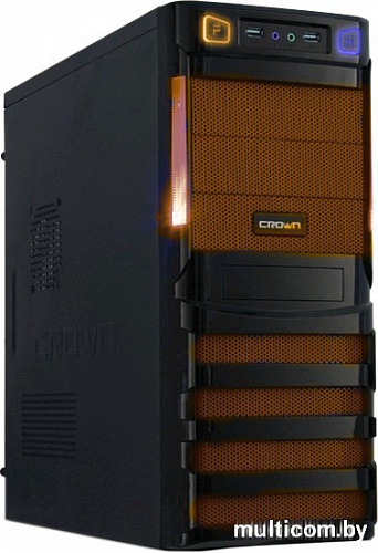 Корпус CrownMicro CMC-SM162 (черный/синий) 450W