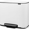 Brabantia Bo Pedal Bin 3 x 11л (белый)