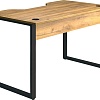 Геймерский стол Millwood Лофт Гонконг ДТ-3 120x70x75 (дуб золотой Craft/металл черный)