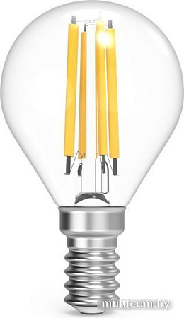 Светодиодная лампочка Gauss Filament Шар 13W 1100lm 2700К Е14 LED 1/10/50 105801113