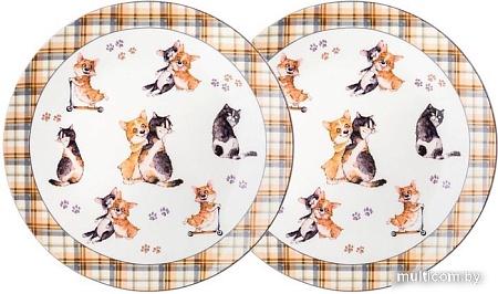 Набор обеденных тарелок Lefard Лучшие друзья 415-2182