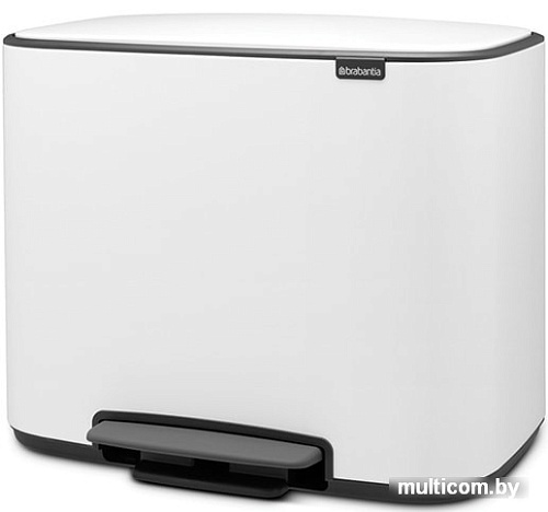 Brabantia Bo Pedal Bin 3 x 11л (белый)
