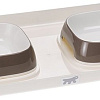 Миски на подставке Ferplast Glam Tray Extra Small (коричневый)