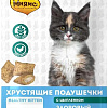 Лакомство для кошек Мнямс Здоровый котенок. Хрустящие подушечки с цыпленком 60 г