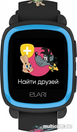 Умные часы Elari KidPhone Ну, погоди! (черный)