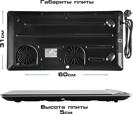 Настольная плита Endever Skyline IP-67