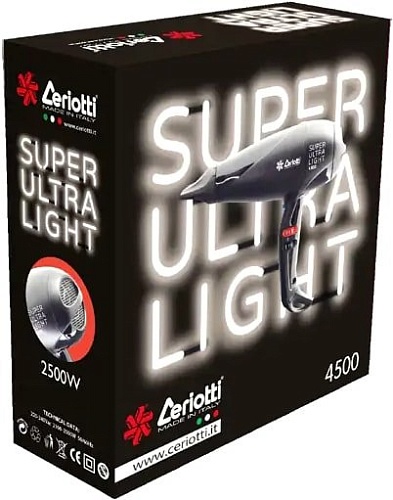 Фен Ceriotti Super ultra light 4500 (красный)