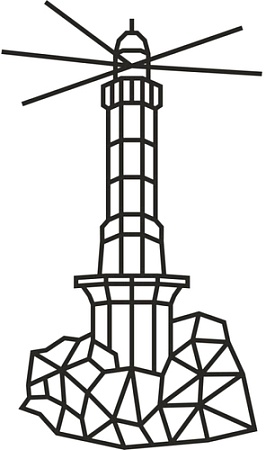 Настенная фигура Eco-Wood-Art Маяк