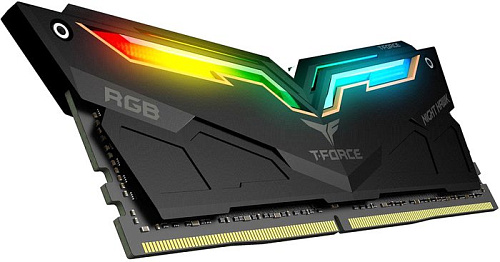 Оперативная память Team Night Hawk RGB Gen2 2x16ГБ DDR4 3600 МГц TF14D432G3600HC18JDC01