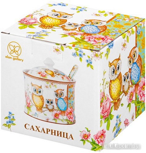 Сахарница Elan Gallery Совушки 420482